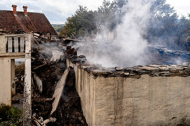 Professional Fire Damage Removal technician working in Montgomery, TX